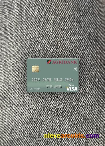 Vietnam Agribank visa debit card photolook